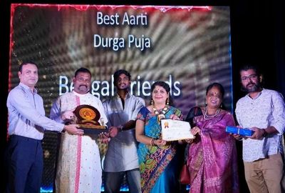 Best Arti – Durga Puja – Bengal Friends Association- Mehsana